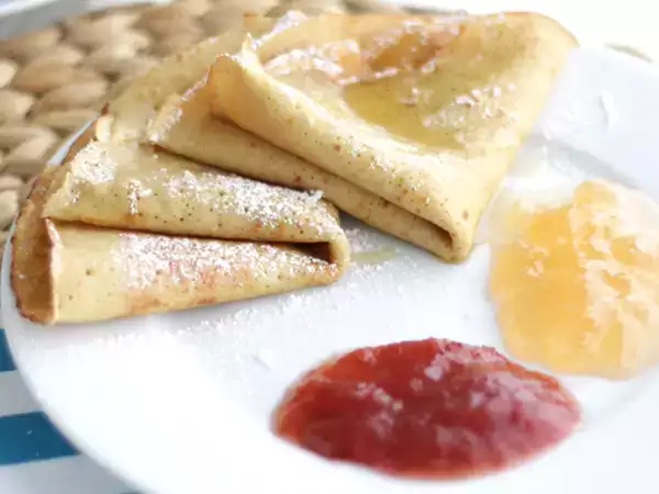 Przepis Lekkie, bezglutenowe i bezmleczne naleśniki