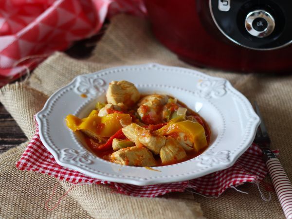 Przepis Ekspresowy kurczak baskijski w cookeo