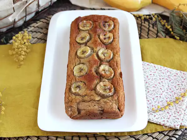 Przepis Ciasto bananowe bez cukru - chlebek bananowy