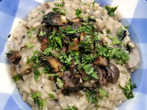 Przepis Kremowe risotto z grzybami