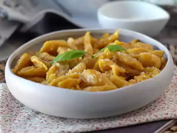 Przepis Świeży makaron z butternuta z zaledwie 2 składników