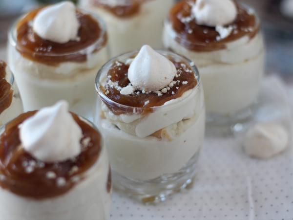 Przepis Kieliszki w stylu mont blanc z kremem kasztanowym