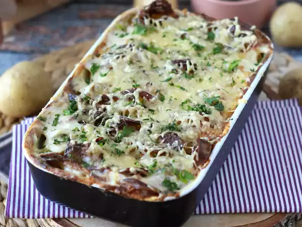 Przepis Zapiekanka ziemniaczana w frytkownicy powietrznej