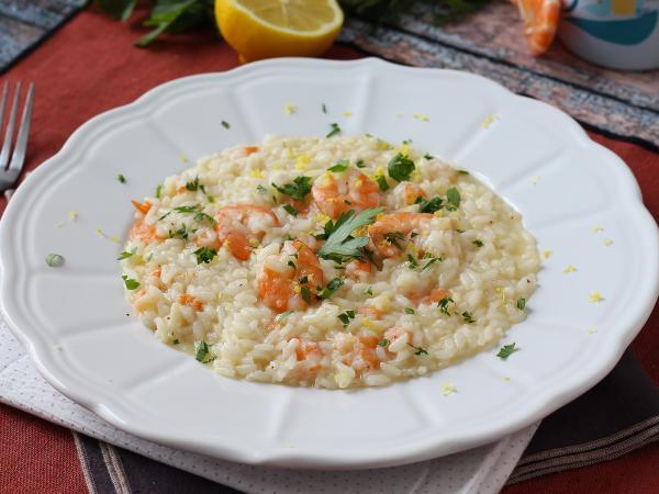 Przepis Risotto z krewetkami i cytryną, eleganckie i łatwe pierwsze danie