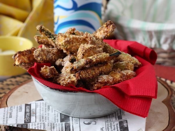 Przepis Frytki z cukinii w frytkownicy powietrznej