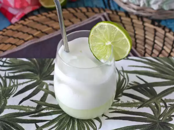 Przepis Szwajcarska lemoniada z mlekiem skondensowanym