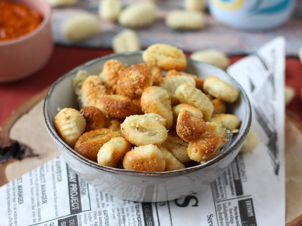 Przepis Chrupiące gnocchi z parmezanem w frytkownicy powietrznej