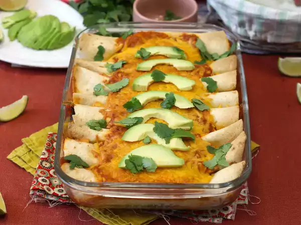 Przepis Wegetariańskie enchiladas