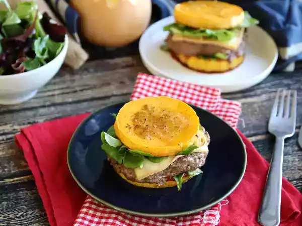 Przepis Burgery z dyni piżmowej (gwarantowane bez chleba!)