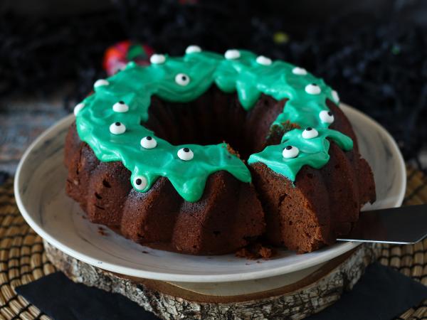 Przepis Ciasto bundt na halloween, przepyszna czekoladowa babka