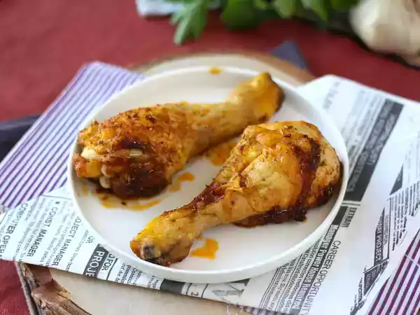 Przepis Podudzia z kurczaka marynowane w piekarniku - super szybkie do zrobienia!