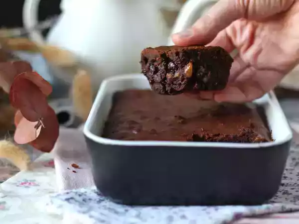 Przepis Czekoladowo-orzechowe brownie w frytkownicy powietrznej