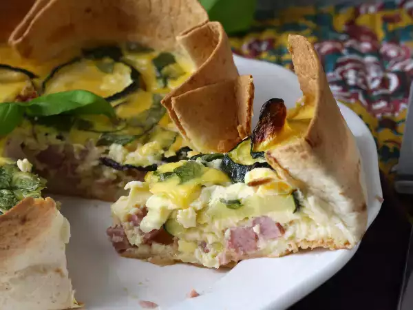 Przepis Quiche z tortillą bez ciasta? to możliwe! lekki przepis idealny na lato!