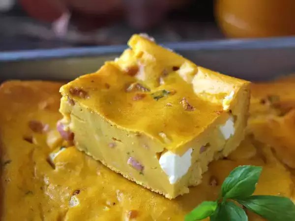 Przepis Pikantne brownie z szynką i fetą oraz dynią: idealny przepis na zupę recyklingową!
