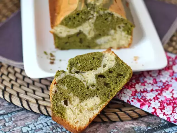 Przepis Ciasto marmurkowe z herbatą matcha