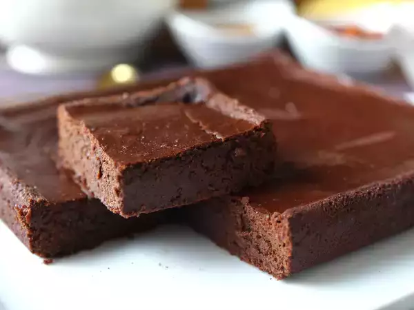 Przepis Proteinowe brownie czekoladowe z czerwoną fasolą
