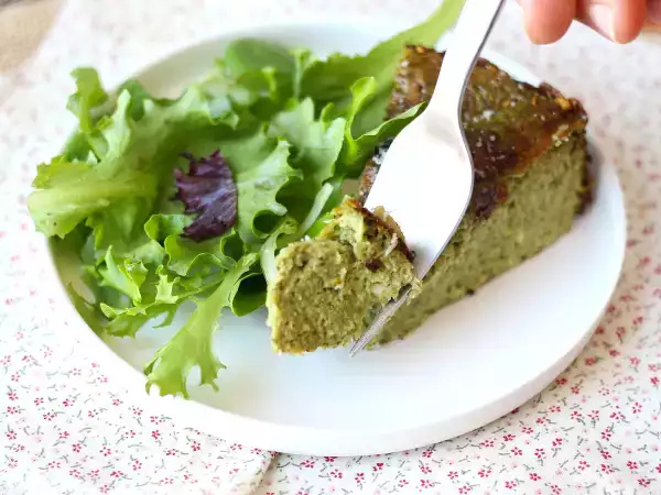 Przepis Quiche bez ciasta ze szpinakiem i serem gouda