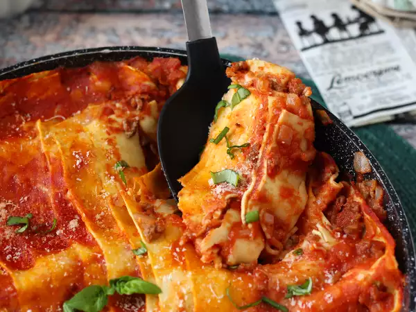 Przepis Lasagne bolońskie z patelni