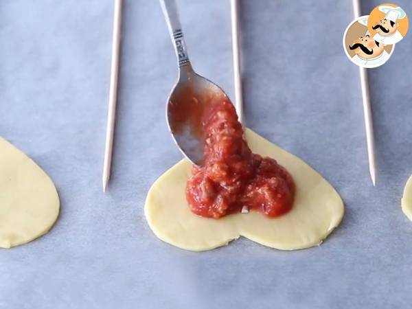 Pie Pops w kształcie serca na Walentynki - Przygotowanie krok 3
