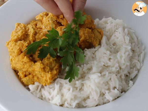 Kurczak curry z mlekiem kokosowym - Przygotowanie krok 8