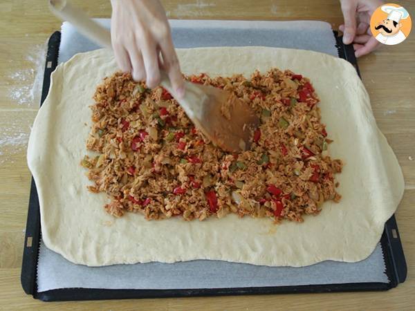 Hiszpańska empanada z tuńczykiem - Przygotowanie krok 9