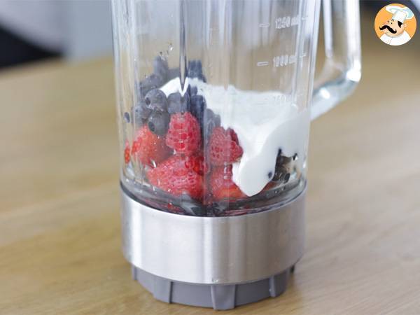 Miska smoothie z owoców leśnych - Przygotowanie krok 1