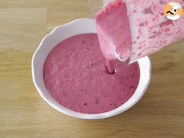 Miska smoothie z owoców leśnych - Przygotowanie krok 2