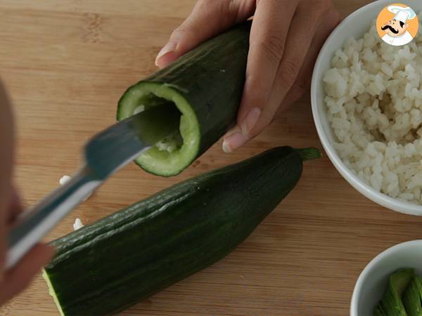Makis z ogórka - Przygotowanie krok 3