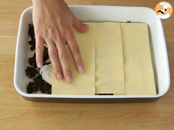 Lasagne ze szpinakiem i kozim serem - Przygotowanie krok 3