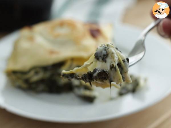 Lasagne ze szpinakiem i kozim serem - Przygotowanie krok 6
