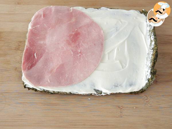 Roladki ze szpinakiem, szynką i serem śmietankowym - Przygotowanie krok 5