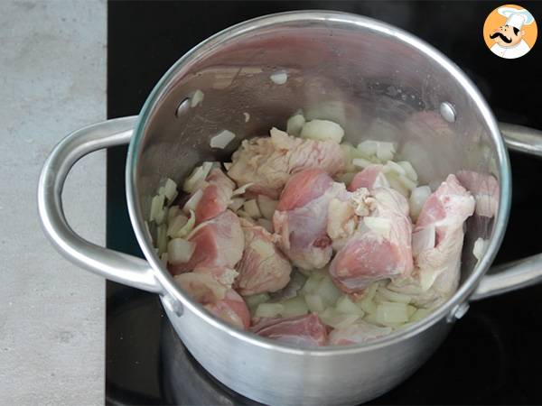 Łatwy przepis na blanquette de veau - Przygotowanie krok 1