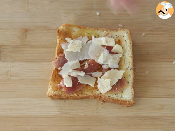 Bruschetta z figami, parmezanem i szynką parmeńską - Przygotowanie krok 2