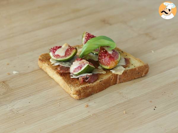 Bruschetta z figami, parmezanem i szynką parmeńską - Przygotowanie krok 5