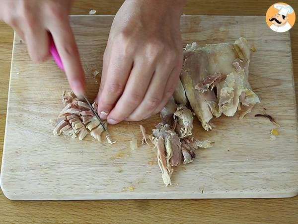 Rillettes z kurczaka z musztardą i pistacjami - Przygotowanie krok 3
