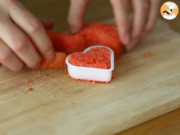 Tort niespodzianka na Walentynki - Przygotowanie krok 4