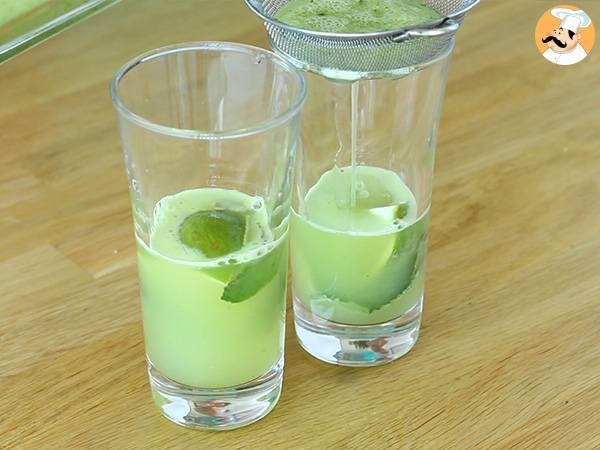 Ogórkowe Mojito - bezalkoholowy koktajl na lato - Przygotowanie krok 3