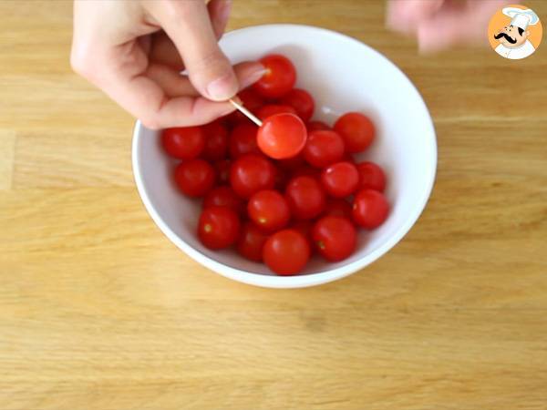 Karmelizowane pomidorki cherry z sezamem lub pomidorki d'amour - Przygotowanie krok 2