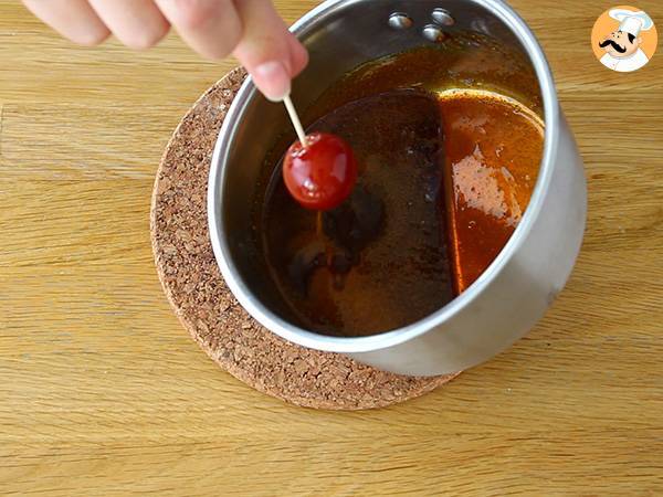Karmelizowane pomidorki cherry z sezamem lub pomidorki d'amour - Przygotowanie krok 3