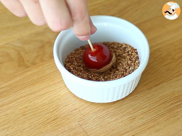 Karmelizowane pomidorki cherry z sezamem lub pomidorki d'amour - Przygotowanie krok 4