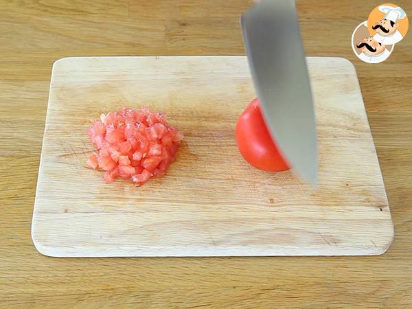 Tatar z szynki, melona i pomidorów - Przygotowanie krok 2