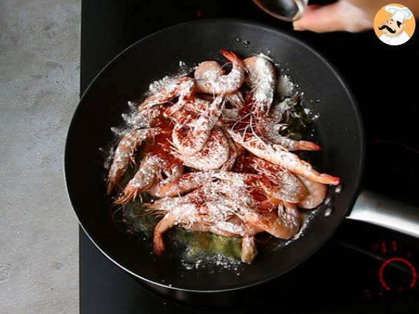 Krewetki flambowane w whisky - przepis w szczegółach - Przygotowanie krok 1