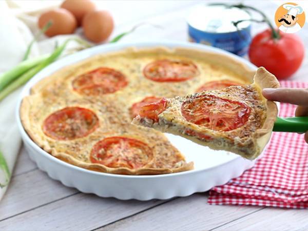 Quiche z tuńczykiem i pomidorami - Przygotowanie krok 5