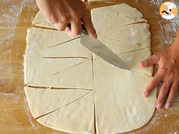 Croissanty z mlekiem skondensowanym - Przygotowanie krok 4
