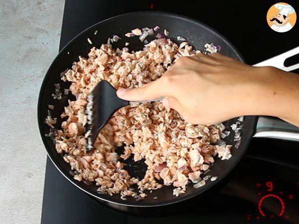 Szybka i łatwa quiche z łososiem - Przygotowanie krok 2