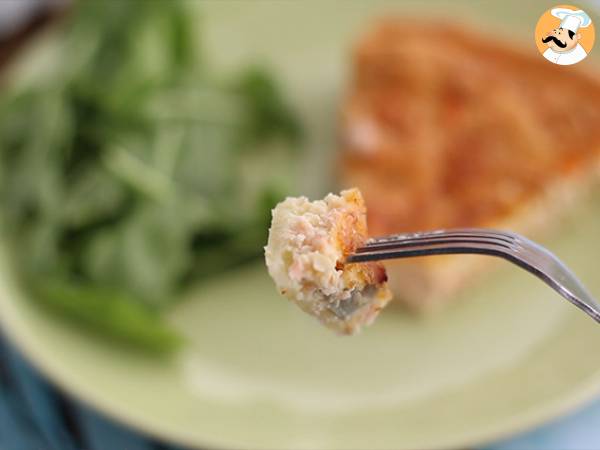 Szybka i łatwa quiche z łososiem - Przygotowanie krok 6