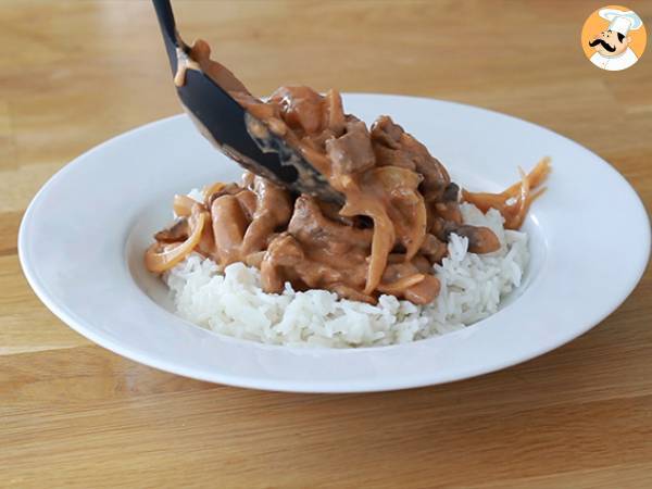 Szybki i łatwy Stroganow wołowy - Przygotowanie krok 6