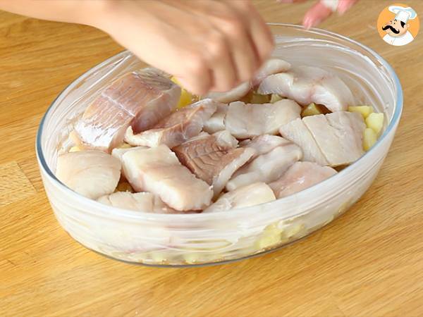 Zapiekanka rybna, prosty i łatwy przepis - Przygotowanie krok 2