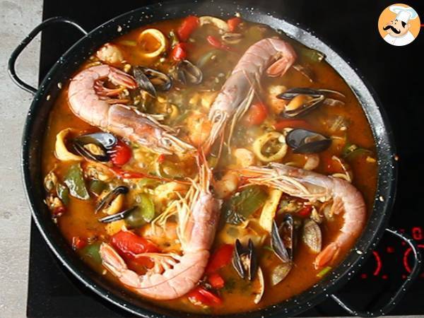 Paella z owocami morza - Przygotowanie krok 10