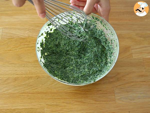 Quiche ze szpinakiem i serem kozim - Przygotowanie krok 2